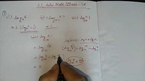 নৱম শ্ৰেণী।।উচ্চ গণিত।। ঘাতাংক।।logarithm.3.1..question discussion