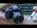 Konica minolta dynaxmaxxum 5d long term review