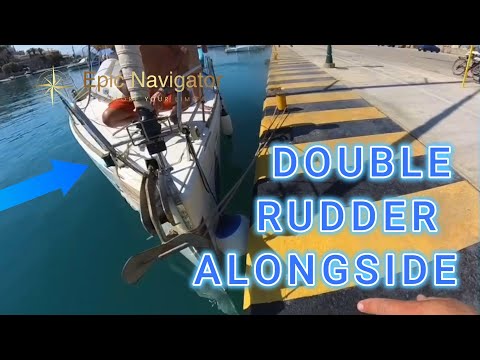 DOUBLE RUDDER OPENING FROM ALONGSIDE