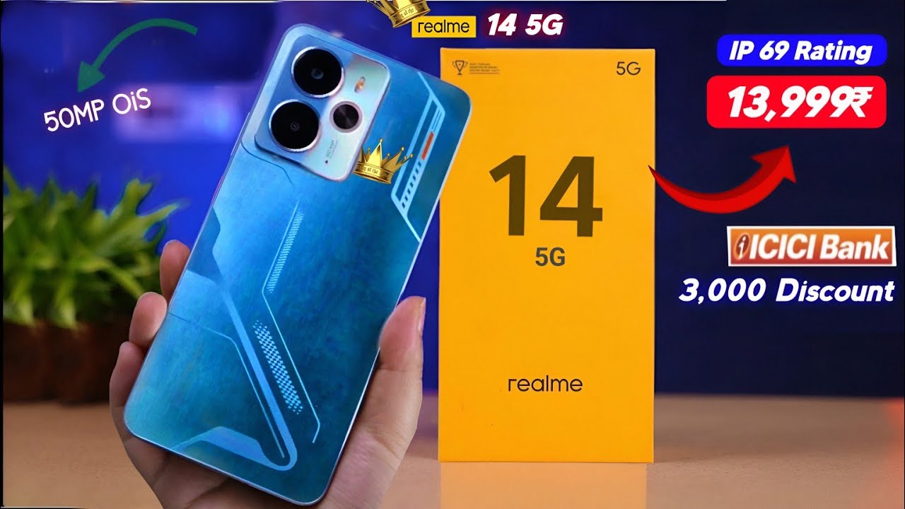 Realme 14 5g unboxing review bgmi test camera realme 14 5g