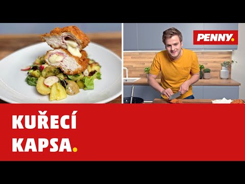 RECEPT – Kuřecí kapsa se šunkou a Blaťáckým zlatem