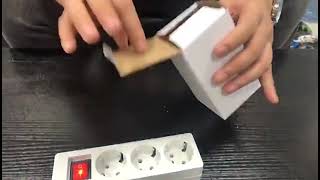 Automatic Voltage Switcher AVS 16A 220V Power Surge Protector EU Plug Socket type Voltage Safe