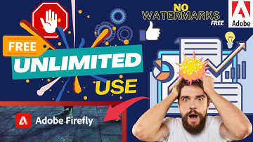 How to use Adobe Firefly | FREE  UNLIMITED TIME🤯| NO WATER MARK❌