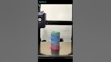 Satisfying 3d printed vase time lapse, print with new rainbow #3d #diy #sunlu #timelapse #satisfying