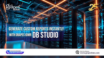 Generate custom reports instantly with Grapes IDMR DB Studio