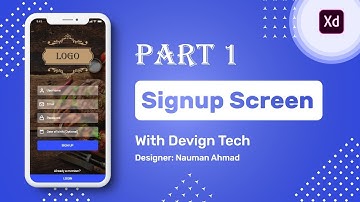 Sign Up Mobile UIUX Design Kit - UI Challenge 03