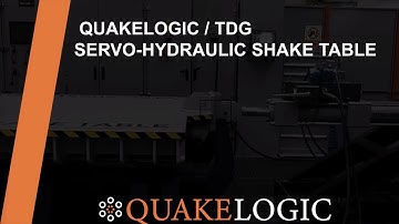 QuakeLogic / TDG 50-ton (500 KN) capacity MONSTER servo-hydraulic shake table