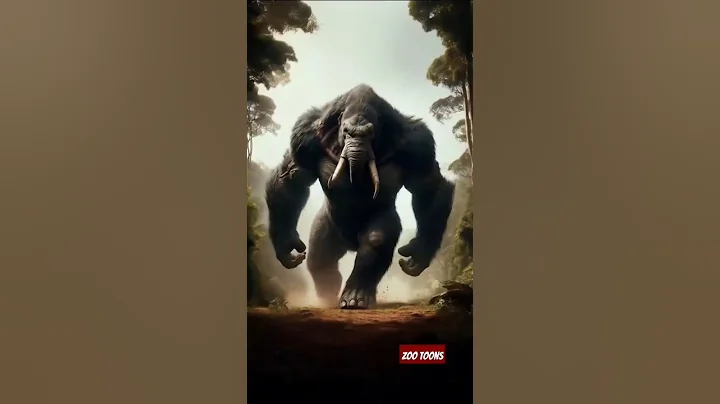 #Gorilla vs #Elephant – Epic Animated Showdown! 🦍🐘🔥 #Animals #ViralAnimation #TrendingShorts