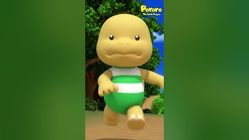 Turtle and Rabbit Race Song | Who will be the winner? #pororo #shorts #kidssong