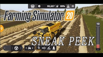 Farming Simulator 20 - Sneak Peek - ACTUAL GAMEPLAY - First Look