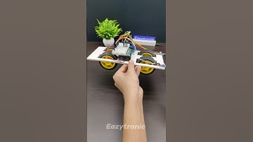 Accident Avoiding Robot Car without Arduino Uno #arduinoideas #withoutarduino  #arduinoprojects