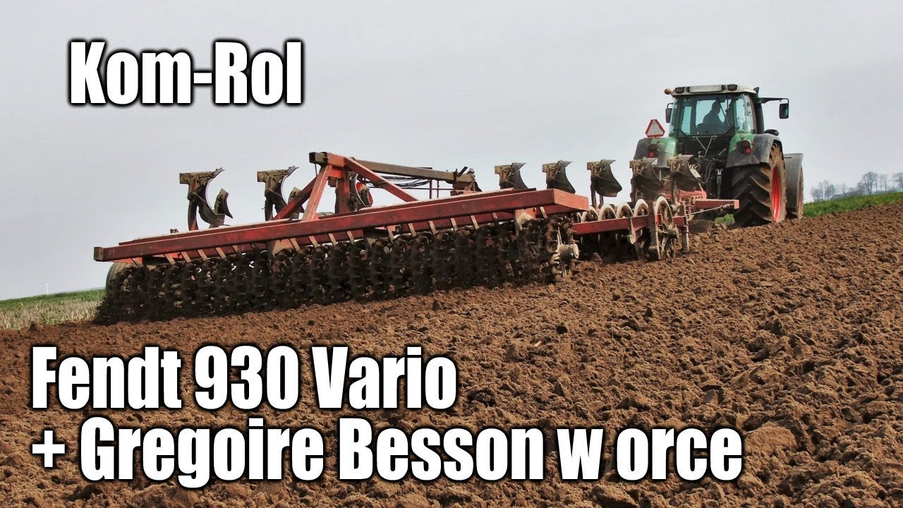 maxresdefault Fendt 930 z 8 skibowym pługiem Gregoire Besson – wiosna 2020 w Kom Rol (VIDEO)