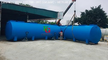 Bồn xử lý nước thải composite frp