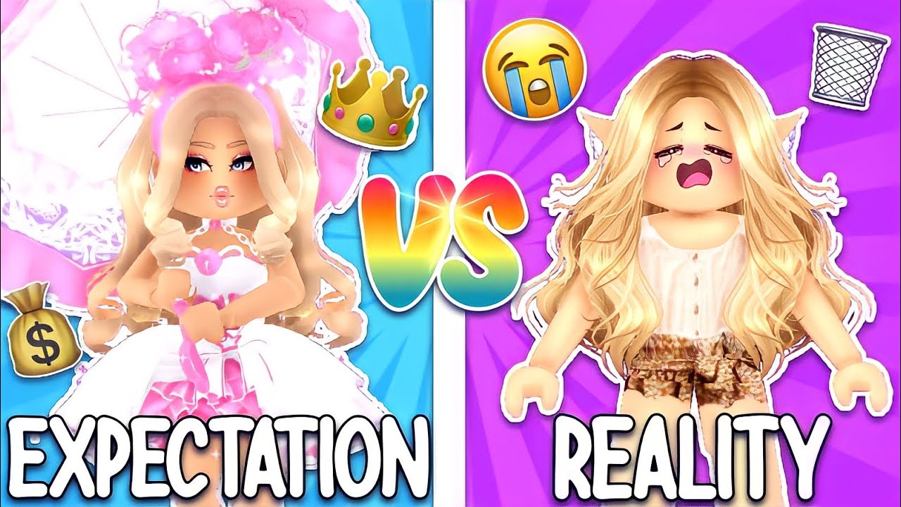 ROYALE HIGH EXPECTATION VS REALITY! ROBLOX Royale High Funny Moments ...