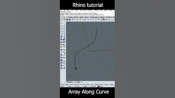 Array along curve#rhino #tutorial #3d #3dmodel #tools
