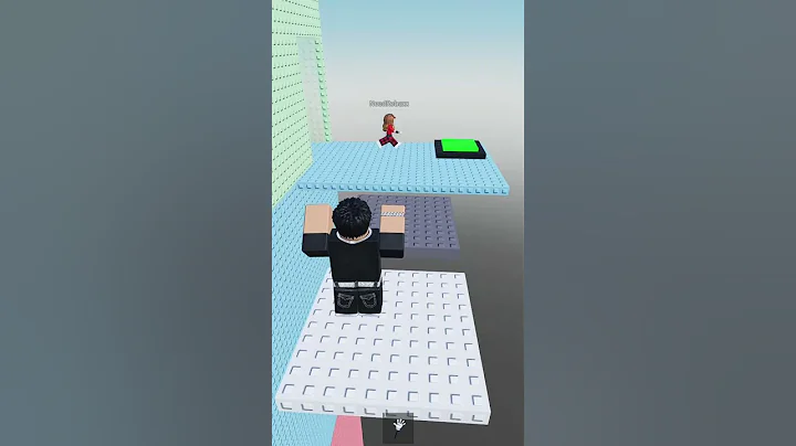 Bro think he's parkour pro 🤣🥶(slap tower-2) | #roblox #shorts #troll #kazzky