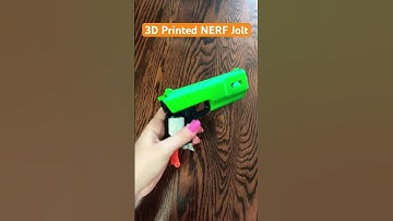 3D Printed NERF Jolt #nerf #nerfgun #nerfgungame #nerfblaster #nerfblaster #3dprinting #3dprinter
