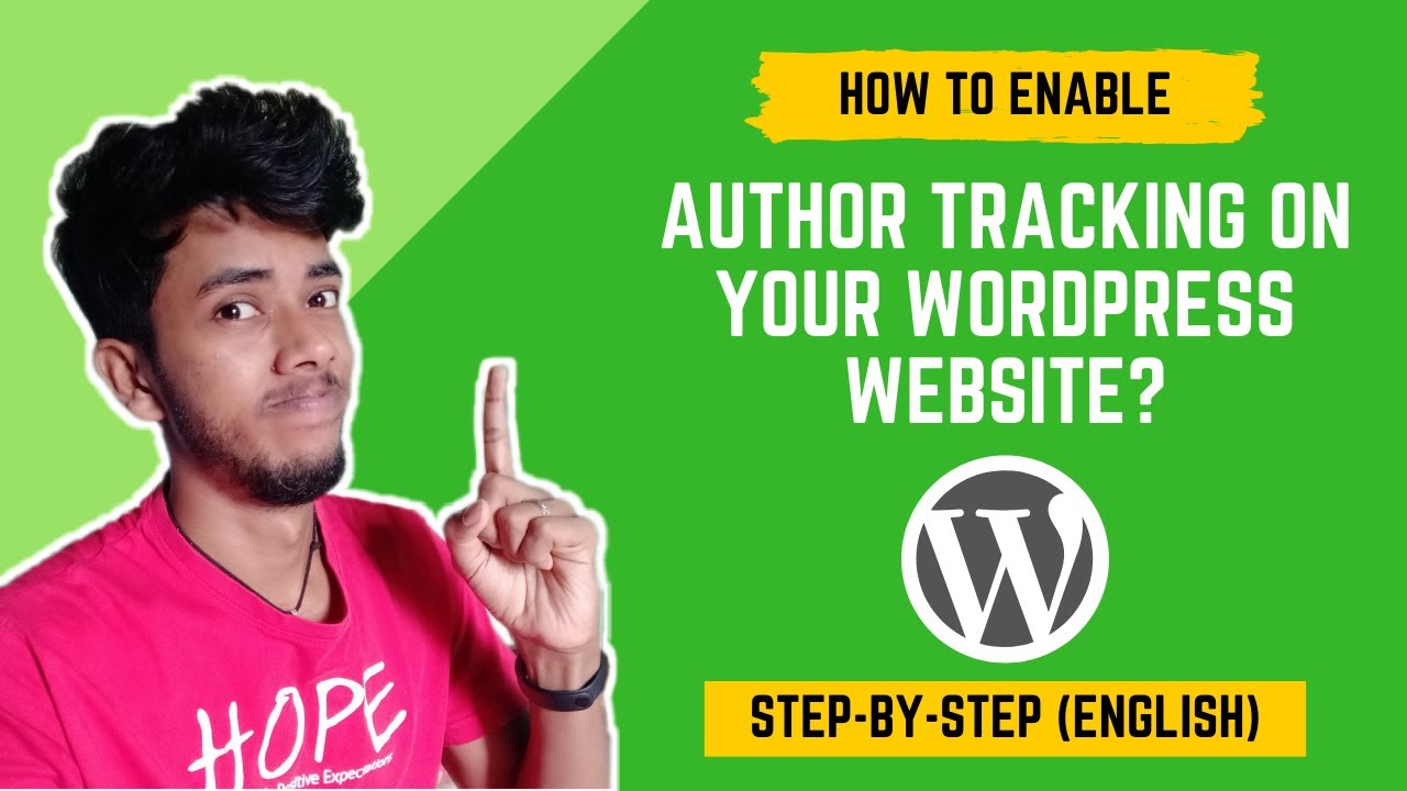 How to enable author tracking on your wordpress website using google 