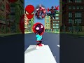Which side dances better? | Random Reverse Battle Between SPIDERMAN Family vs Bad Guy Venom #shorts