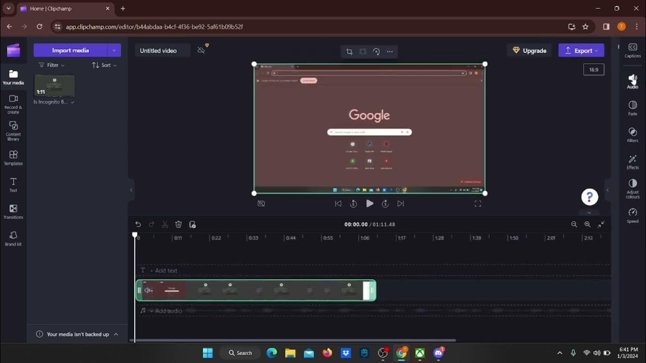 (2024) How to Remove Background Noise on Clipchamp YouTube
