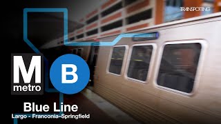 Dc Metro Blue Line Downtown Largo - Franconia-Springfield Wmata