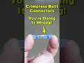 Crimpless Butt Connectors - There's A Better Way!