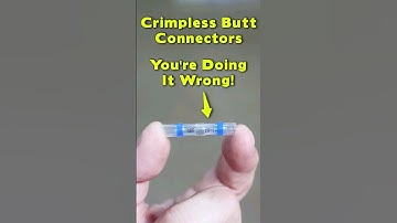 Crimpless Butt Connectors - There
