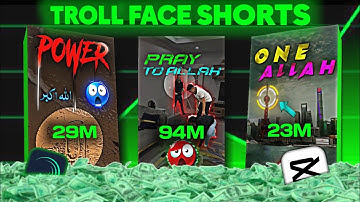 How To Make Troll Face Shorts | Islamic Troll Face Edit Tutorial (Mobile)