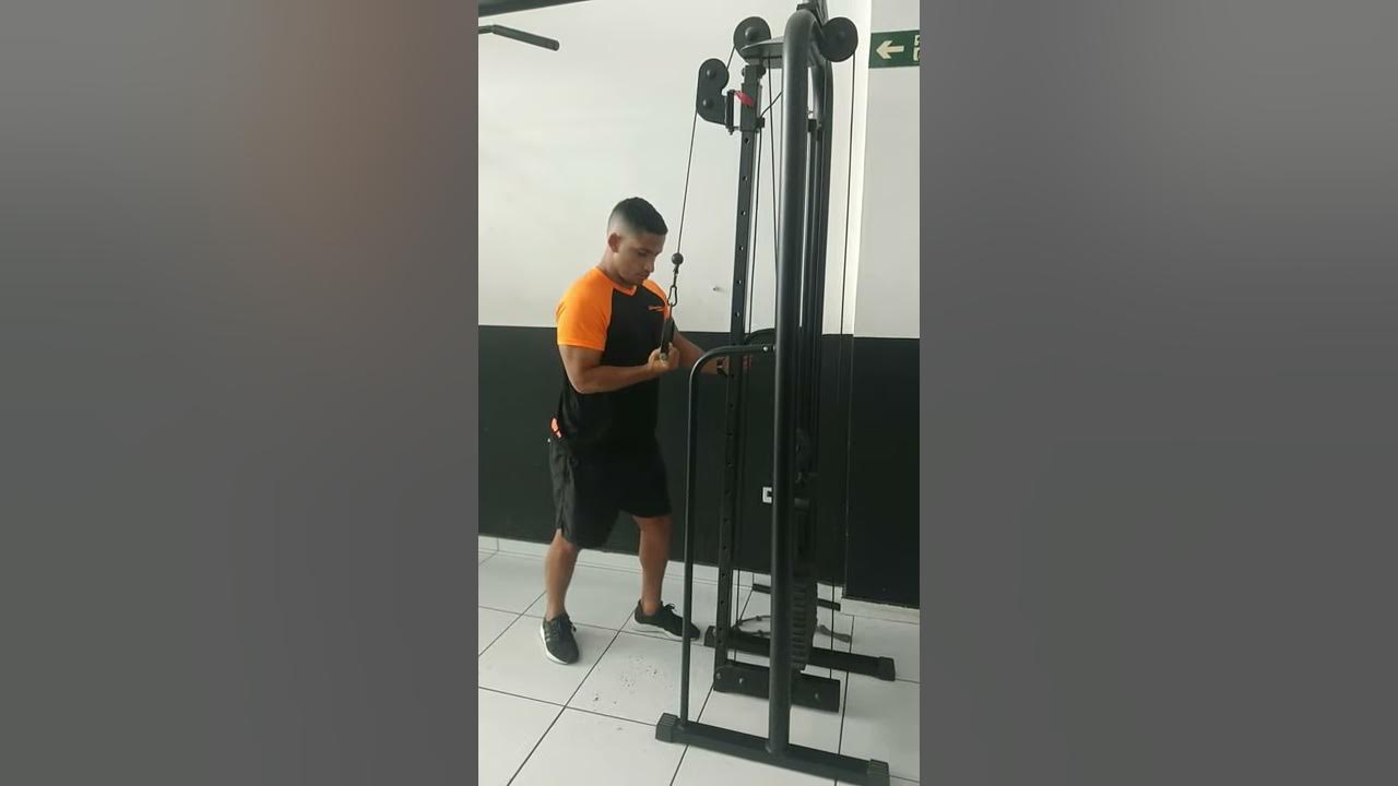 Tríceps inverso unilateral no Cross YouTube