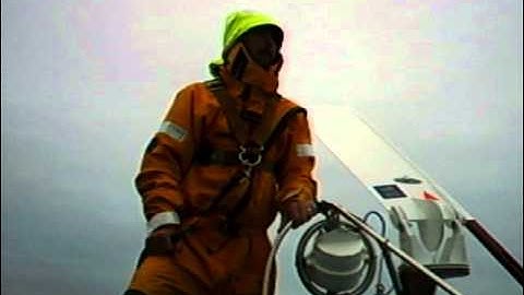 TIKI 21 CATAMARAN COOKIE - HARRY THE WINDVANE STEERING