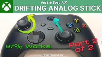 XBOX Drifting Analog Stick Easy Fix! Series X Controller - PART 2 of 2 👍 💥