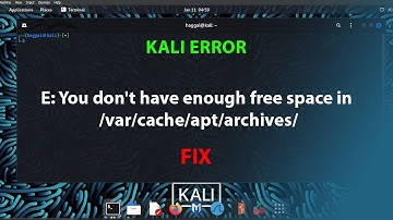 KALI FIX: E: You don
