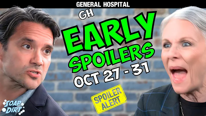 General Hospital Early Spoilers Oct 27-31: Dante Suspicious & Tracy Fumes | Soap Dirt