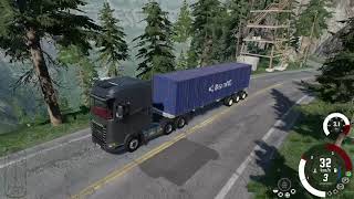 load transportation on segra truck in BeamNG drive