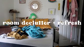 clean + organize my room with me! *no talking*