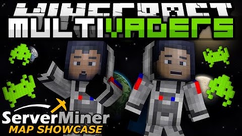 ServerMiner Map Showcase - "MultiVaders" Minigame!