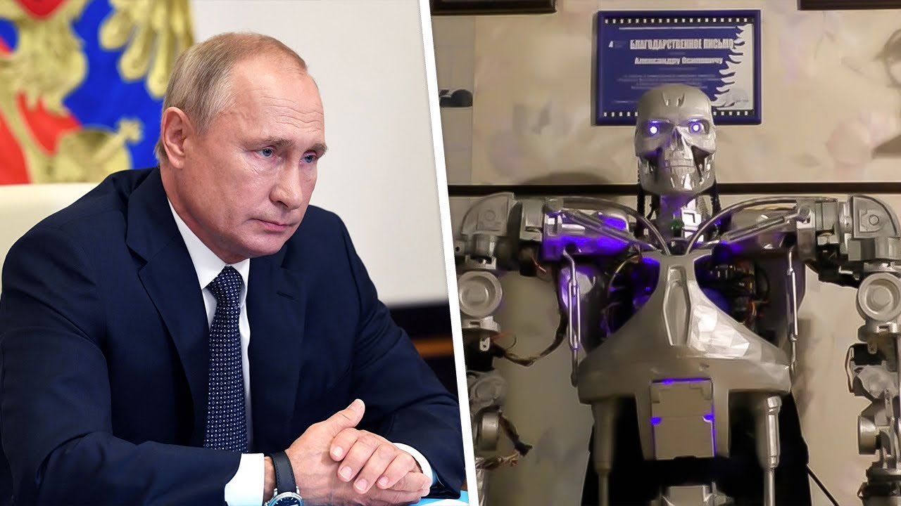 Медицина, ЖКХ, робототехника. Робот задал вопрос Владимиру Путину