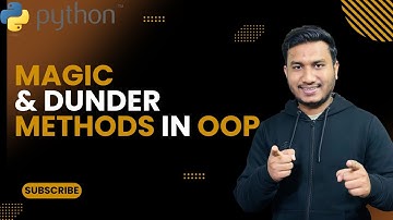 Magic Methods Dunder Methods in OOP | The Complete Python Course | Basic to Advance |Python Tutorial