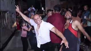 Luck 28 kudi da 47 weight kudi da indian bald guy dancing in white shirt trending meme template