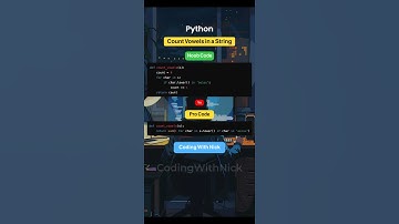 Count Vowels in a String in Python #coding #shorts #htmlcss #python #pythontutorial #programming