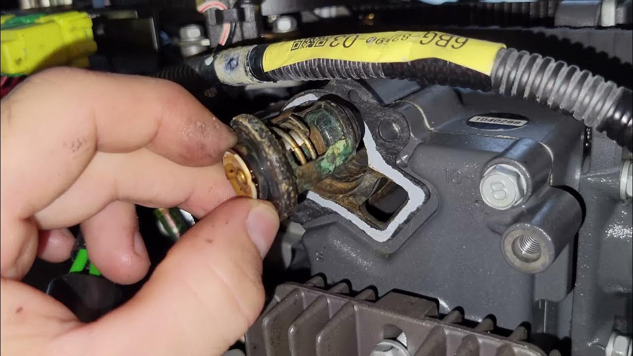 ⭐ YAMAHA 40 HP THERMOSTAT REPLACEMENT ⭐ YouTube