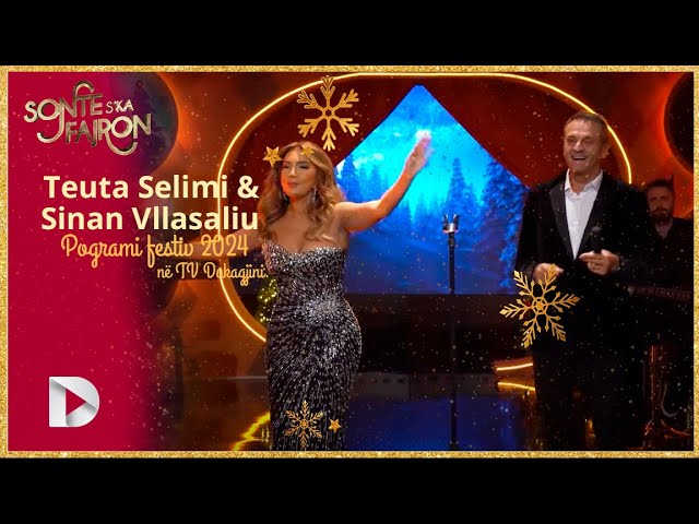 Teuta Selimi & Sinan Vllasaliu - Vashë avanturiste - Gëzuar 2024 LIVE në TV Dukagjini