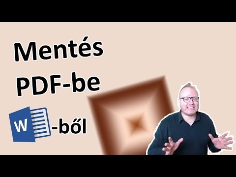 Mentés PDF-be Word-ből - napiinfopercek | 003