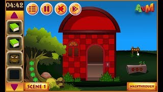 AVM Red Wall House Escape walkthrough AVMGames. screenshot 1