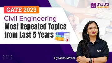 GATE 2023 | Most Important & Repeated Topics of Civil Engineering(CE)| Best Book for GATE Civil Prep