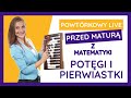 Matura Matematyka 2021 - Live Powtórka - Potęgi i Pierwiastki #matura2021 #matematyka