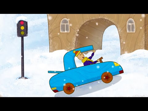 Машинки 🚓 В гололед (26 серия) 🚨 Развивающие мультфильм для детей