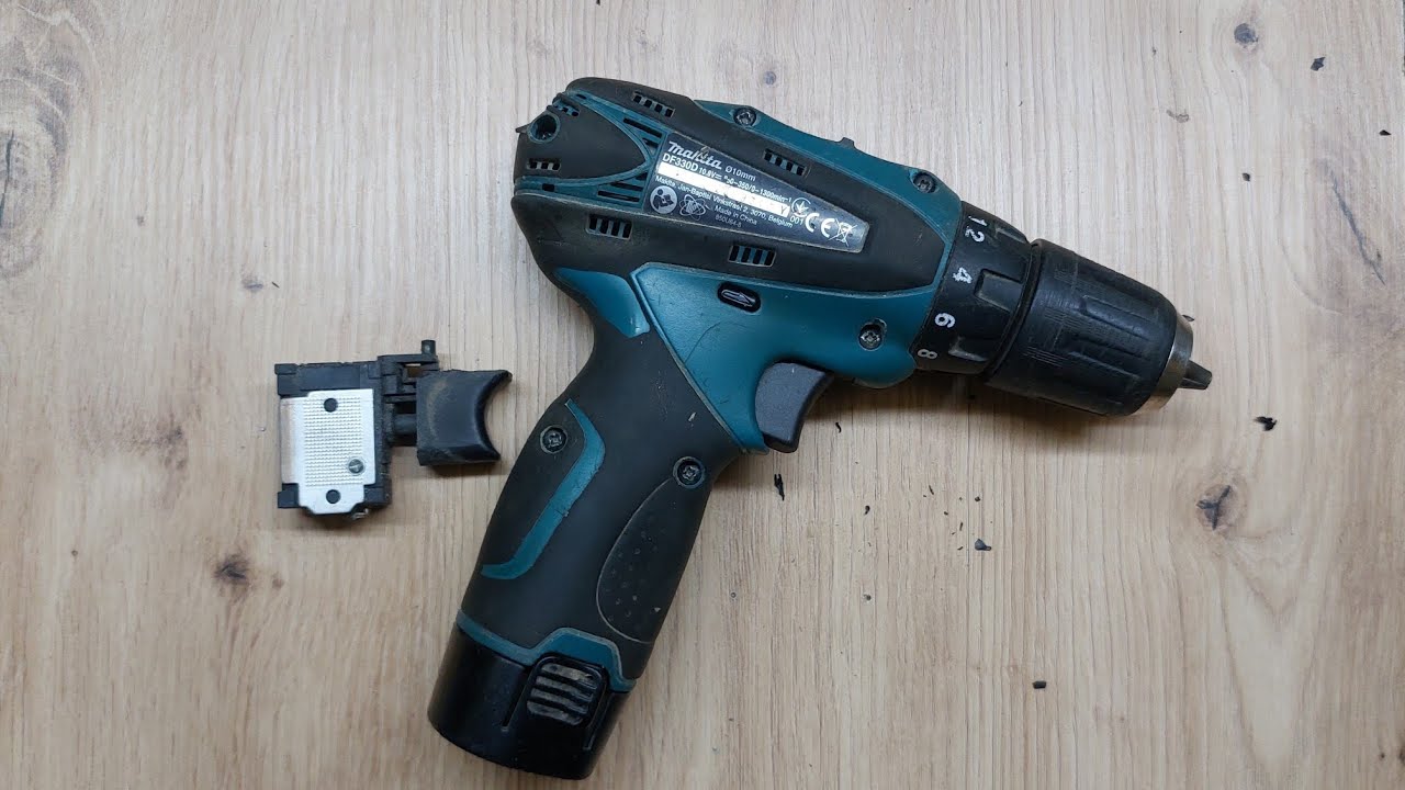 Замена кнопки шуруповерта Makita на китайскую. - YouTube