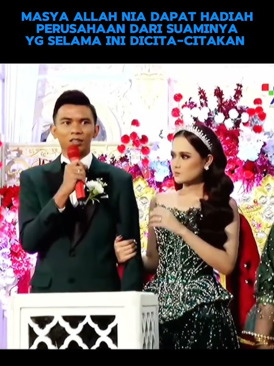 MASYA ALLAH, NIA LIDA WAS VERY PROUD OF HER HUSBAND AND GOT ​​THE PRESENT THAT SHE DREAMED OF.