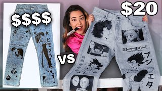 I Made Designer Jeans With Only $20 & A Sharpie...
